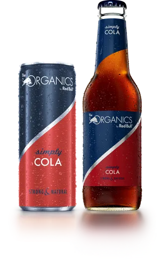 Organics by Red Bull, Simply Cola, Organic Soda, 4 Pack
